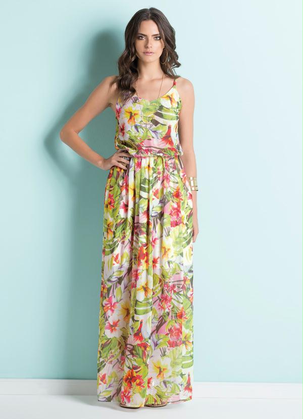 modelos de vestidos tropical
