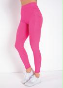 Legging Rosa Neon com Bolsos Sawary Fitness