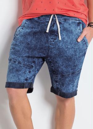 Bermuda Saruel (Jeans) com Amarração