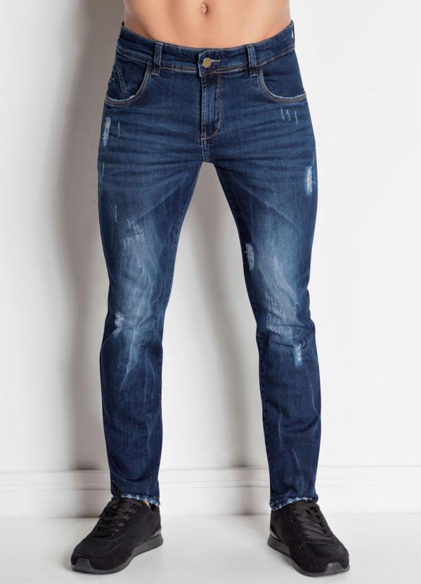Cala (Jeans) com Bolso Lateral