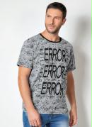 Camiseta Actual Mescla com Estampa Frontal