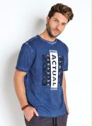 Camiseta com Estampa Tropical California Azul 