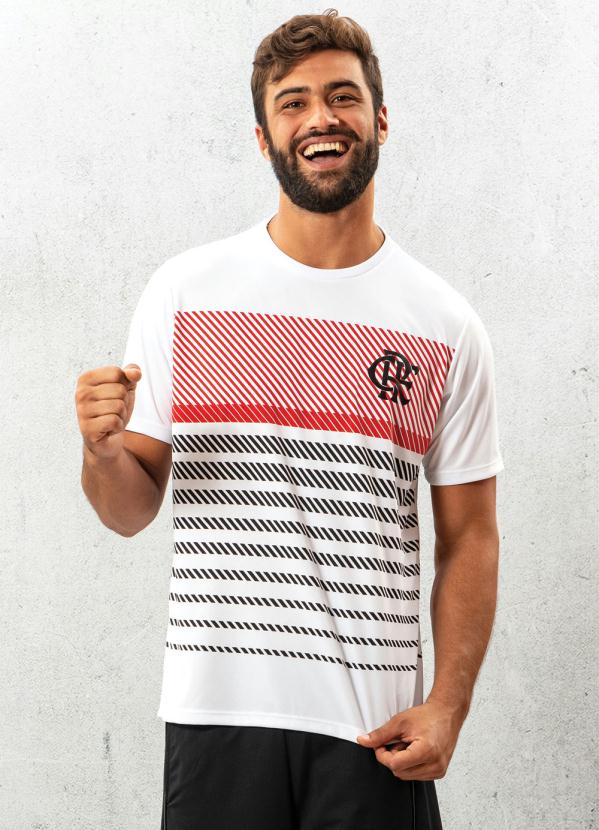 Camiseta Flamengo Graphic (Branca)