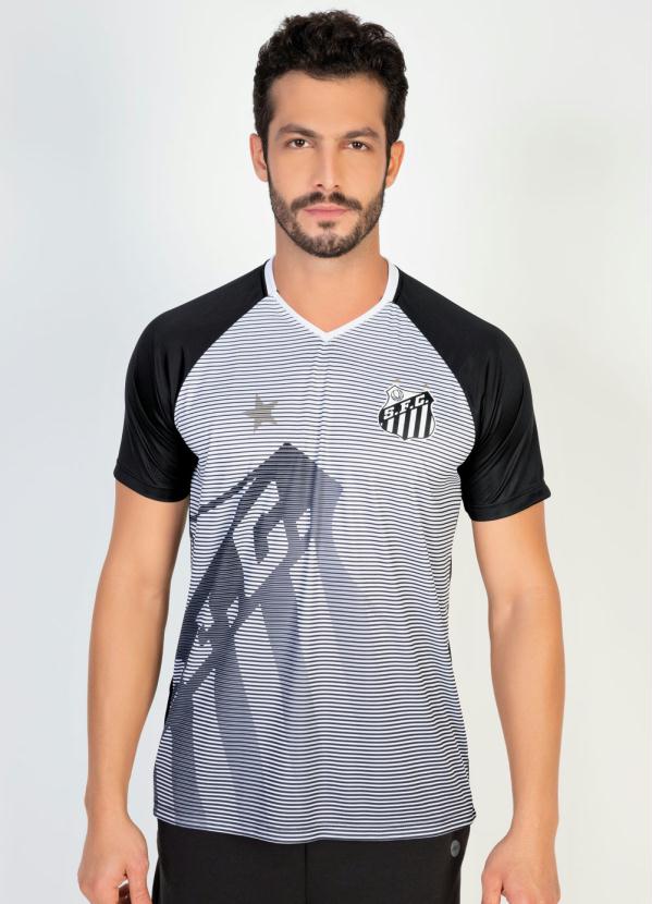 Camiseta Santos Fc Shield (Preta)