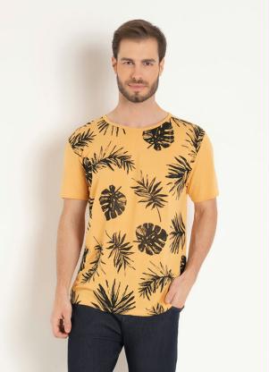 Camiseta T-Shirt (Amarela) com Estampa Frontal