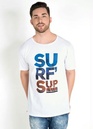 Camiseta Tropical Surf (Branca)