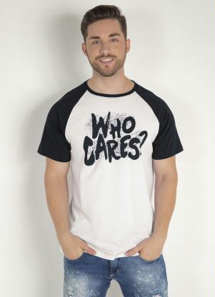 Camiseta Who Cares (Branca)