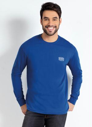Camiseta Nicoboco (Azul) com Mangas Longas