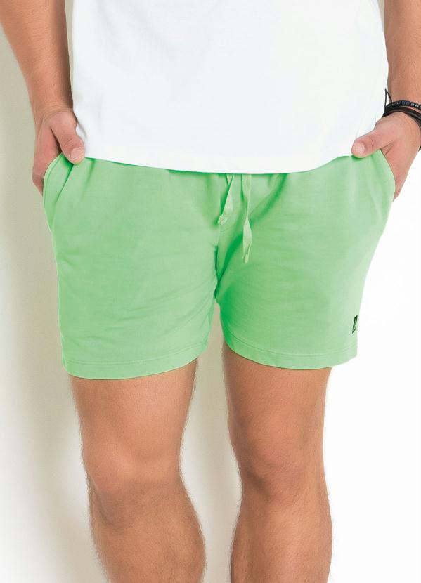 Short Masculino em Moletinho (Neon Verde)