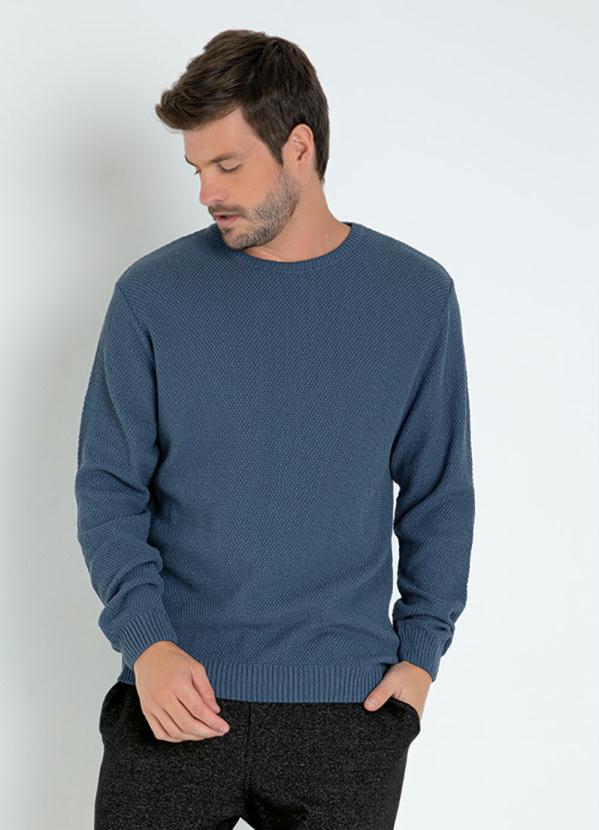 Suéter (Azul) com Mangas Longas