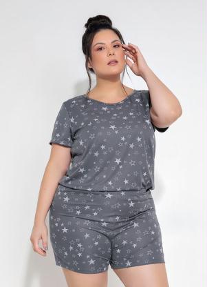Pijama Plus Size (Estrelas) Curto