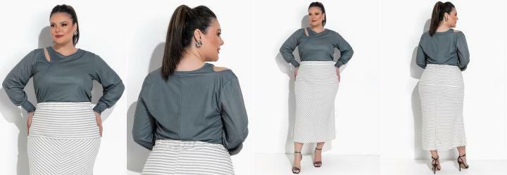 Blusa Verde em Malha