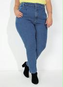 Calça Jeans Mom Jeans Sawary Plus Size