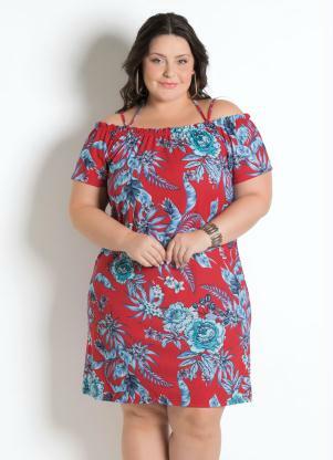 vestido fluido plus size