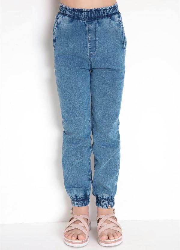 Calça Jeans Infantil (Azul) com Bolsos