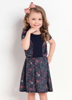 Vestido Infantil (Floral) Moda Evanglica