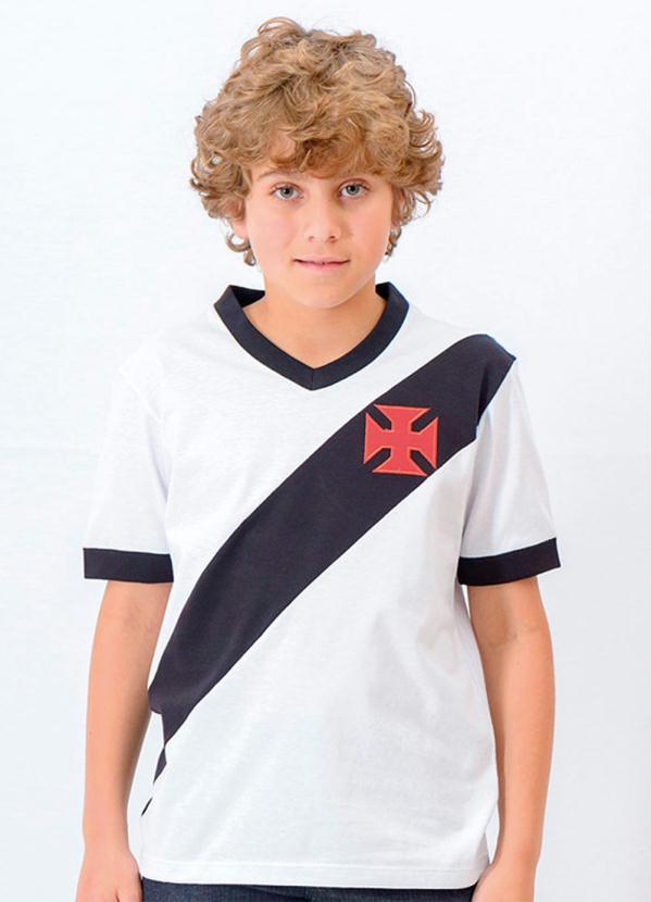 Camiseta Infantil Vasco Expresso (Branca)