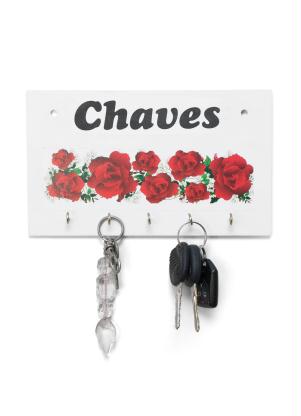 Porta Chaves Rosas
